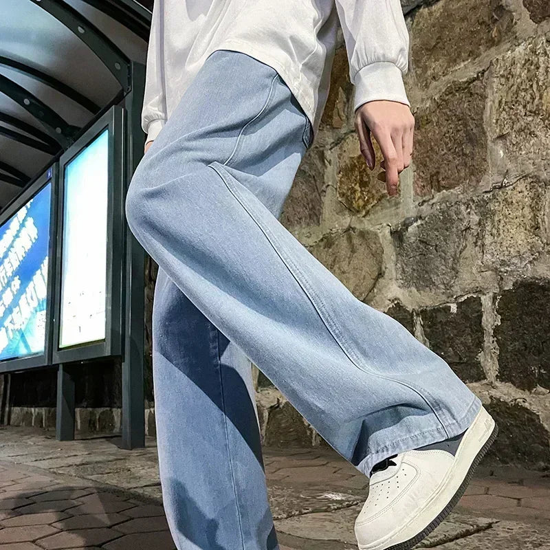Washed Wide Denim